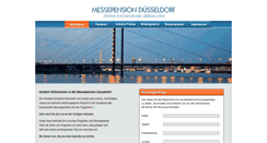 Desktop Screenshot of messepension-duesseldorf.de